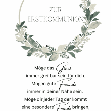 zur Erstkommunion