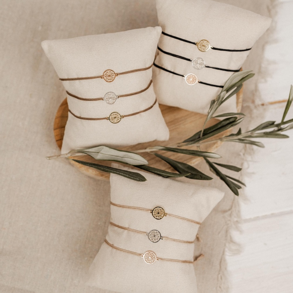 edelweiß-alle-quadr Armband Edelweiß aus 925 Sterling Silber