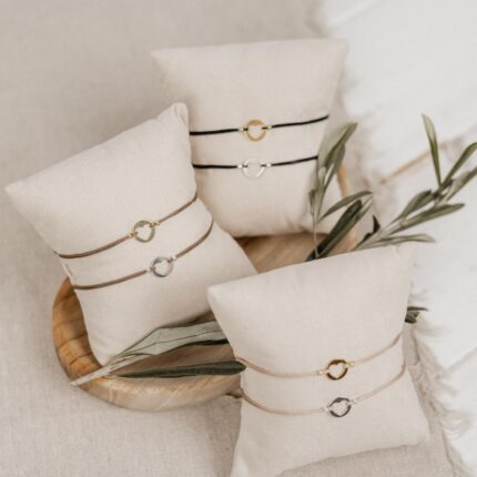 Armband Herz mit Perlen aus 925 Silber