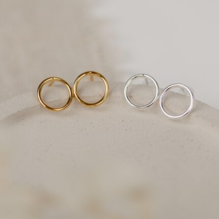 Ohrstecker Kreis 925 Silber