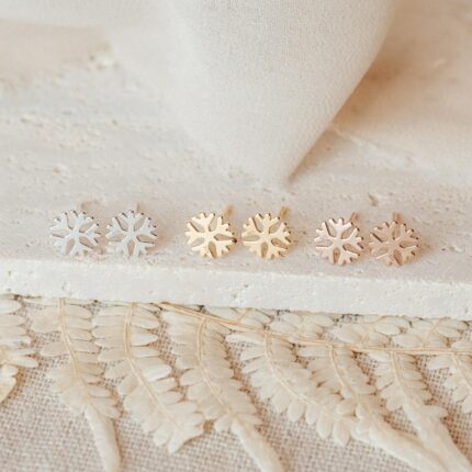 Ohrstecker Schneeflocke