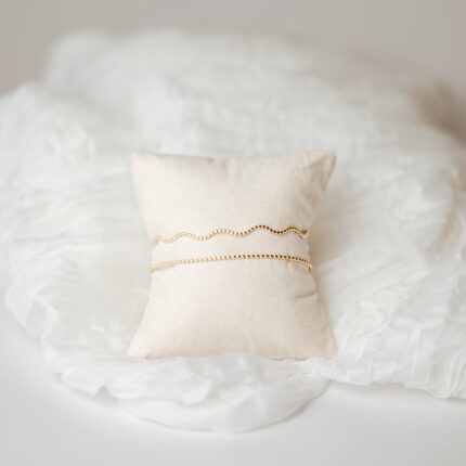 Armreif aus Edelstahl gold